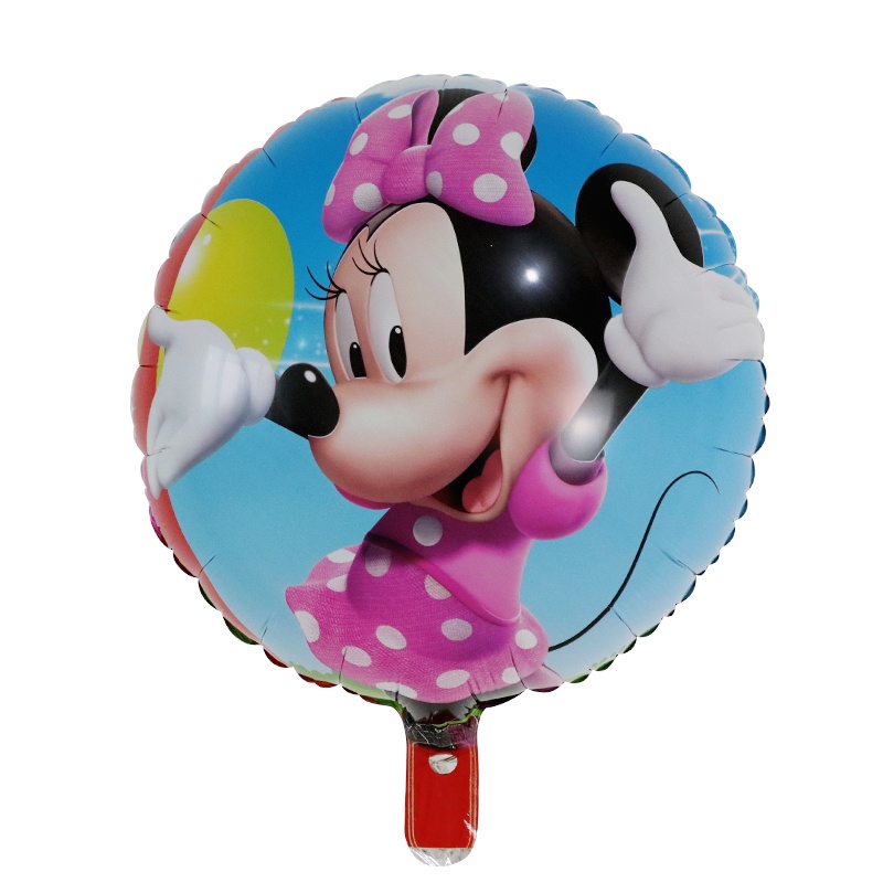 1 Bong Bóng Lá Nhôm Hình Chuột Mickey Minnie 18inch Trang Trí Tiệc Sinh Nhật / Đám Cưới