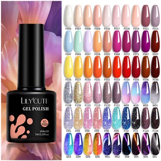 Sơn móng tay gel uv 7ml màu kim sa lấp lánh nổi bật