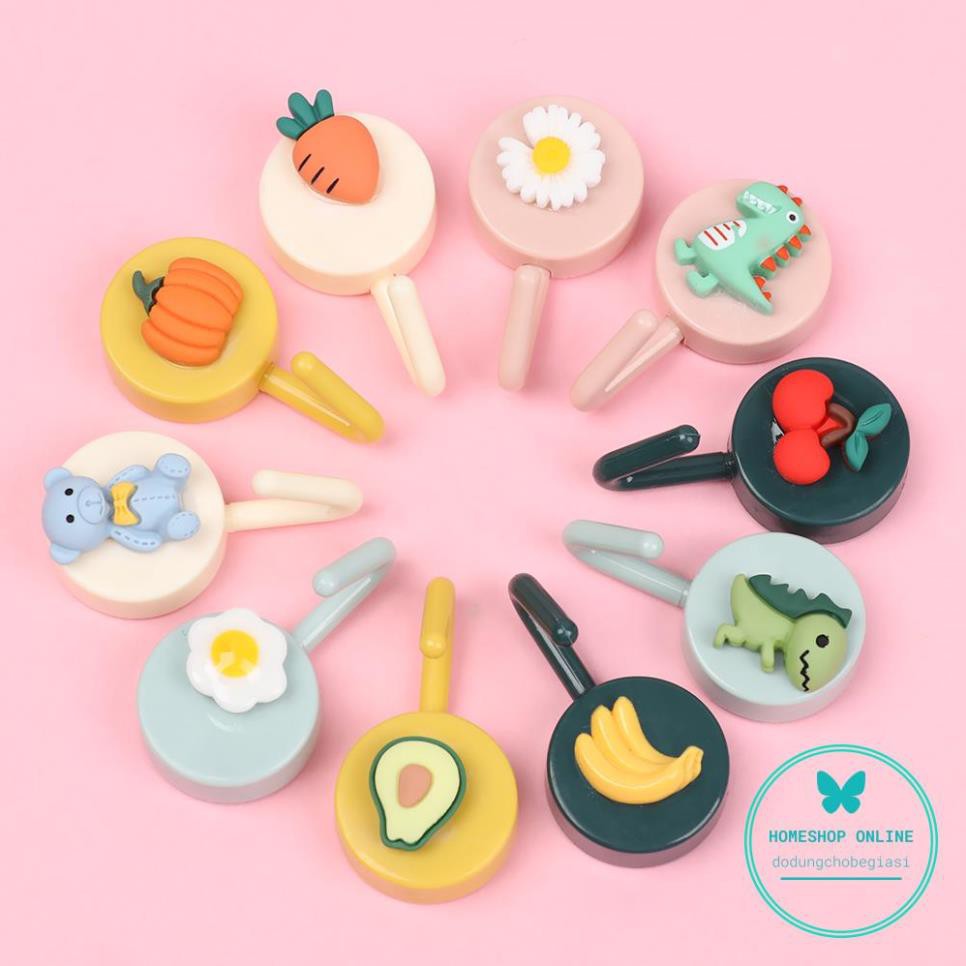 Móc dính tường treo đồ treo chìa khóa hình hoạt hình HOMESHOP Online