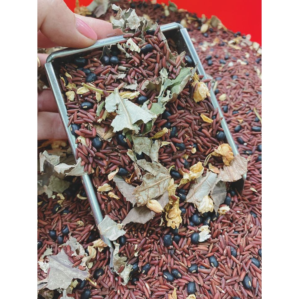1kg trà gạo lứt xạ đen hạn dùng 18 tháng