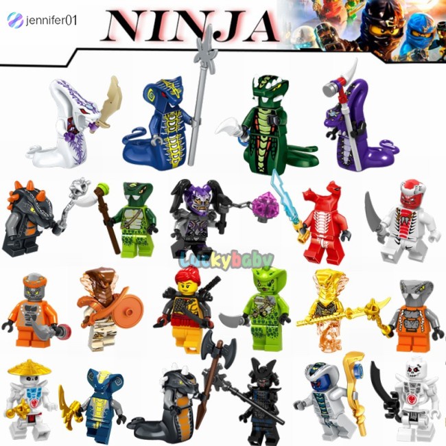 Mô Hình Lego Ninjago Rắn Skales Acidicus Pythor Chokun Ninja