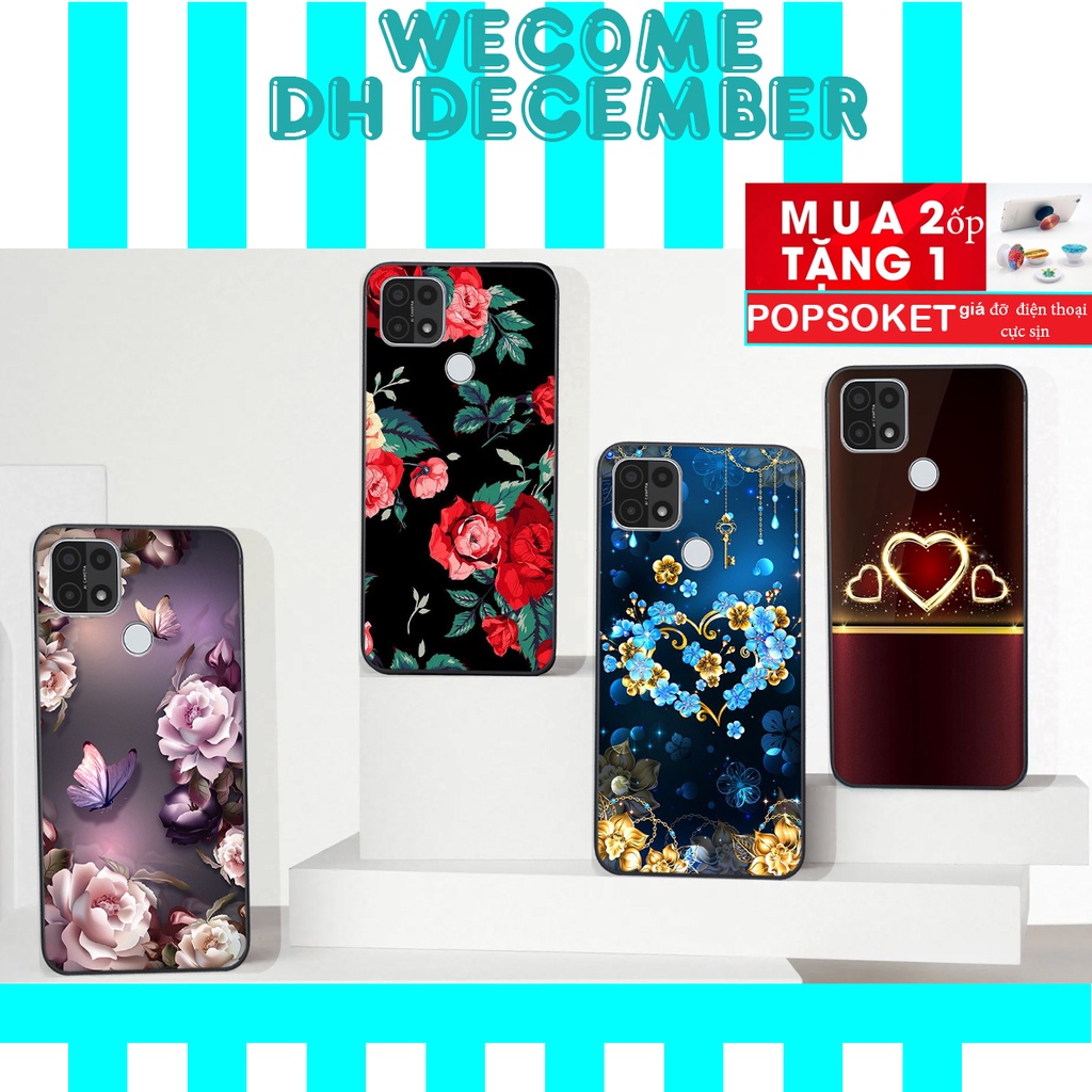 Ốp lưng Oppo A15 / A15S in hình hoa tinh tế , mới mẻ DH DECEMBER