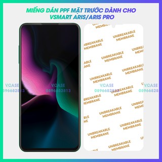 Miếng dán ppf màn hình mặt trước vsmart aris / aris pro