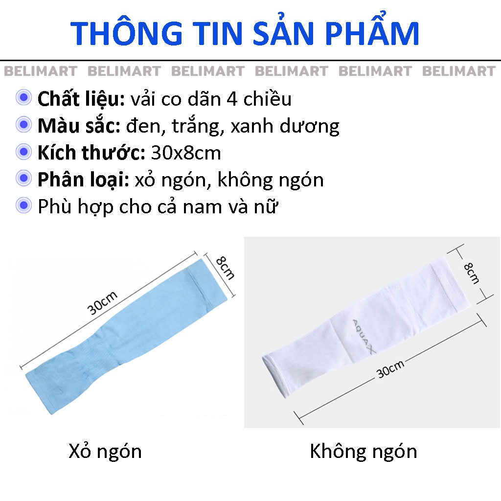 Găng tay chống nắng nam nữ, bao tay đi phượt chất vải dệt thoáng khí, thấm hút mồ hôi BELI BL029 và PK101