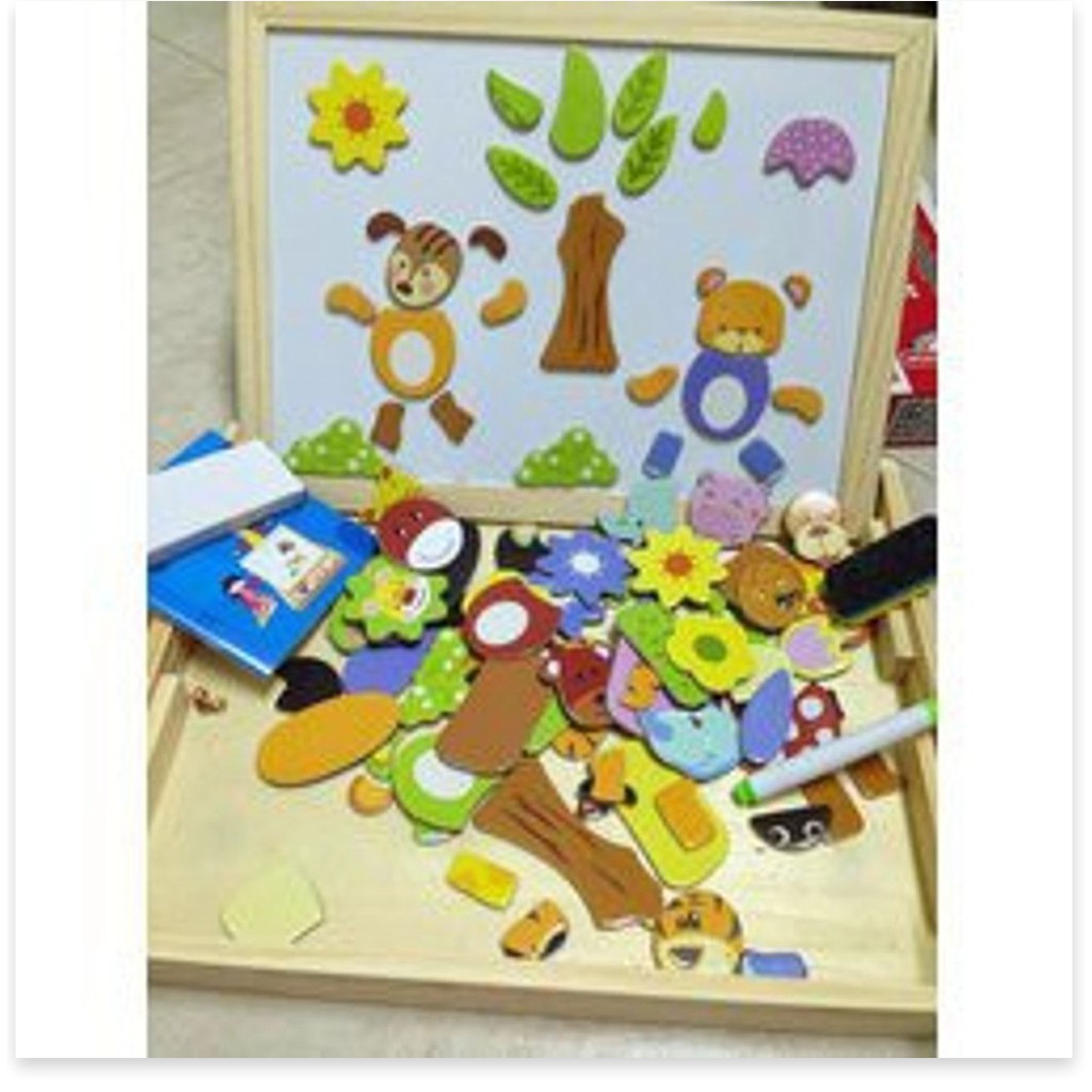 Bộ Ghép Hình  ⛔GIÁ SỈ⛔  Bộ Ghép Hình Bằng Gỗ Nam Châm, bộ đồ chơi thú vị và rèn luyện trí não cho bé,giúp bé 2425