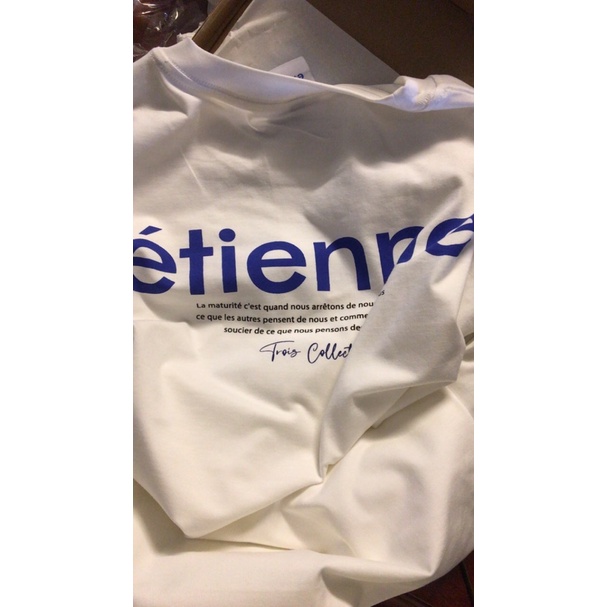 Áo phông form rộng ETIENNE Popular Logo vải cotton cao cấp co giãn, dày dặn Local Brand