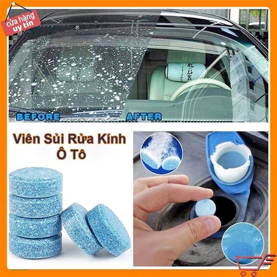 [Giá Siêu Rẻ] Viên Sủi Rửa Kính Ô Tô Rửa Kính Xe Hơi