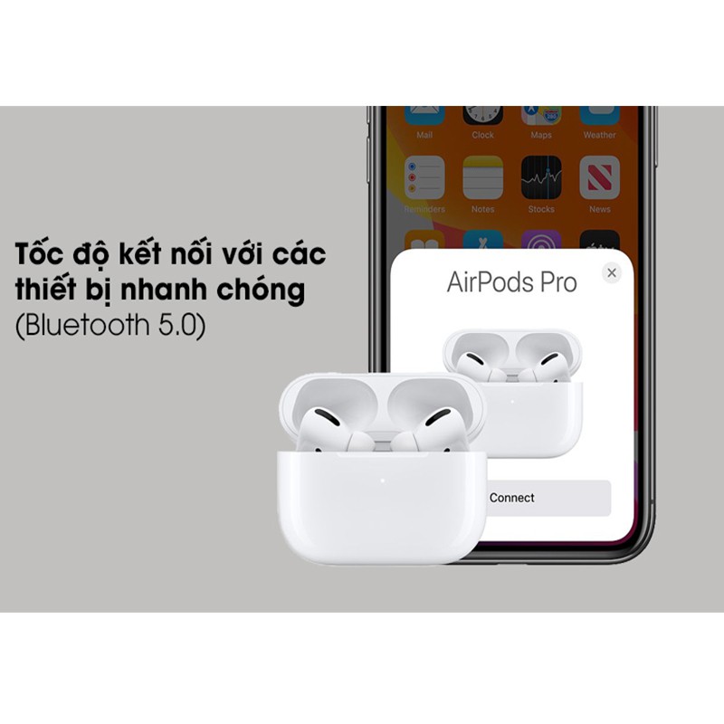 Tai nghe không dây Airpods Pro Đổi Tên, Định Vị, Xuyên Âm, Chống Ồn, Cảm Ứng Lực CHIP LOUDA 1536U