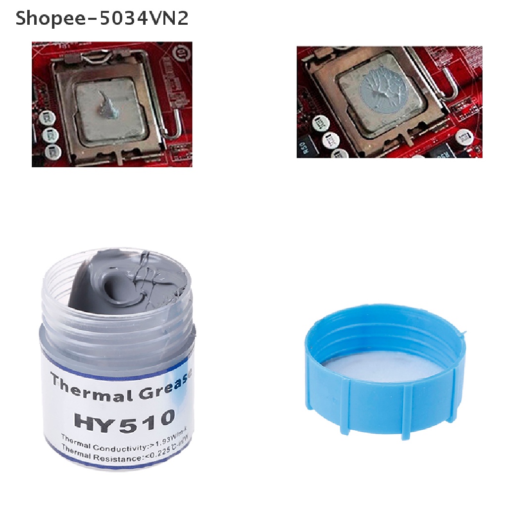 Miếng Dán silicone Dẫn Nhiệt Cho CPU Shopee-5034VN2 15g HY510