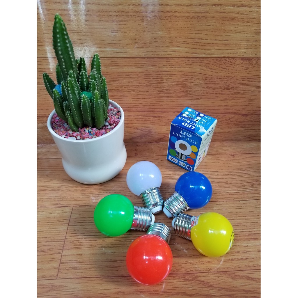 10 Bóng đèn Led 1w quả trái chanh trang trí ngoài trời G45 đuôi E27 màu sắc tùy chọn AC220V LL-x | BigBuy360 - bigbuy360.vn