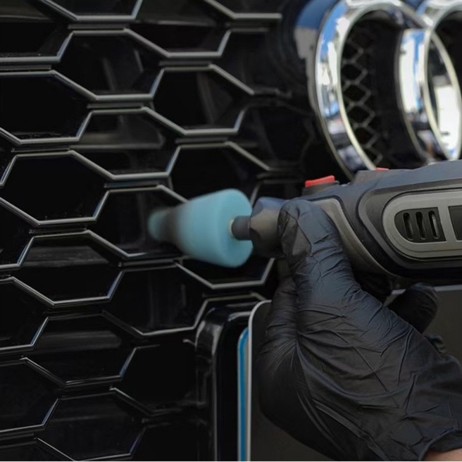 Máy đánh bóng mini đánh bóng chi tiết xe ô tô, xe máy SGCB máy đánh bóng pin cầm tay có điều tốc Nhật Bản Mart