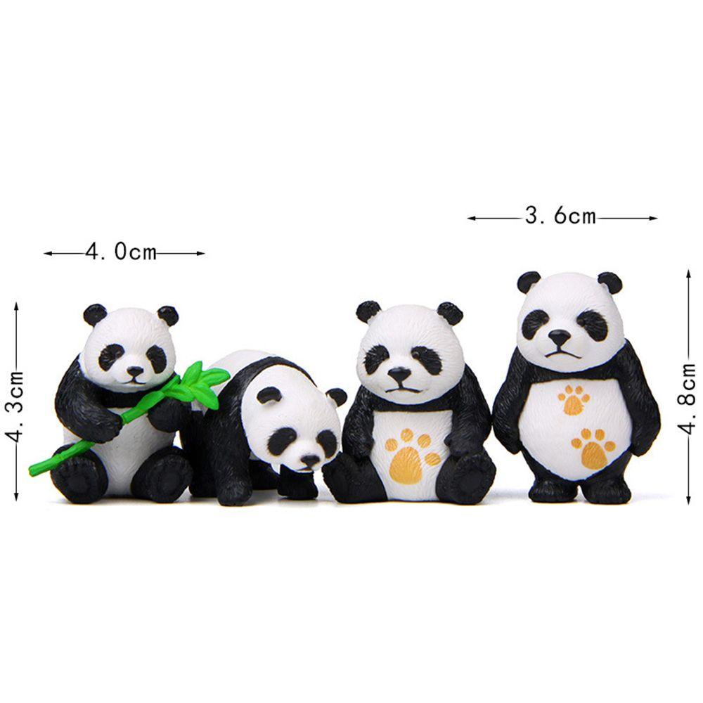 Set 4 / 8 Mô Hình Động Vật Mini Bằng Nhựa Resin Trang Trí Sân Vườn