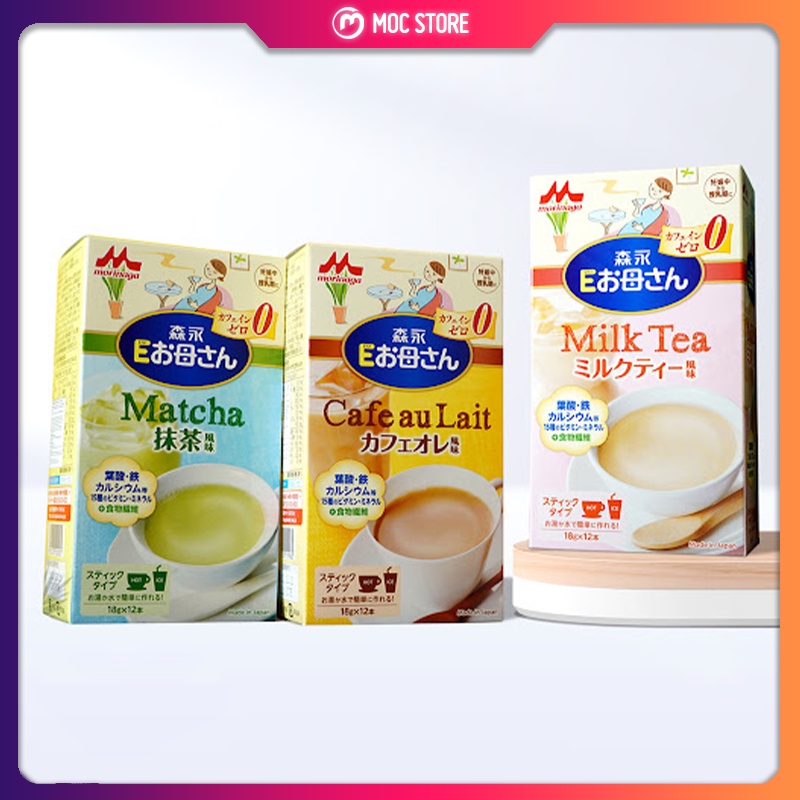 Sữa bầu Morinaga 216g - Vị matcha - vị Cafe - Vị trà sữa