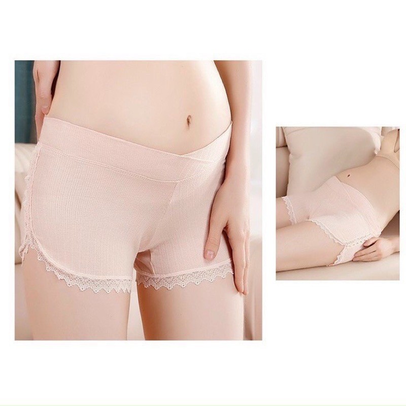 Quần đùi thun cotton co giản cho bà bầu
