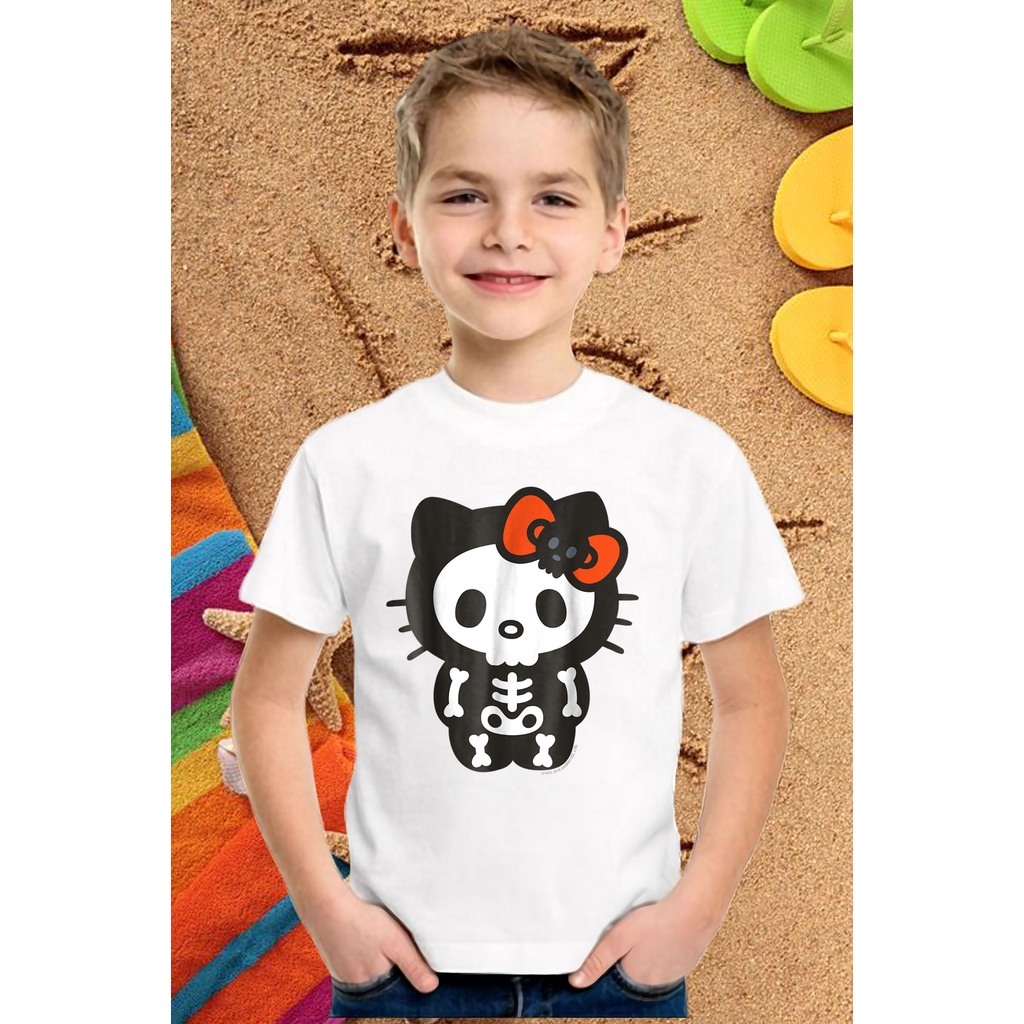 ÁO PHÔNG CỘC TAY HELLO KITTY IN HÌNH HOẠT HÌNH COOL NGẦU MẪU MỚI VẢI ĐẸP CÓ ĐỦ SIZE - 480