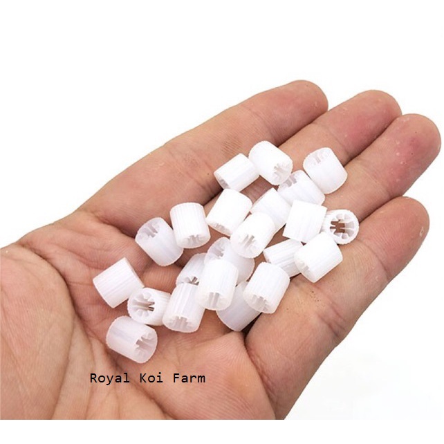 5kg Hạt Kaldnes lọc 8 cánh Micro nuôi vi sinh
