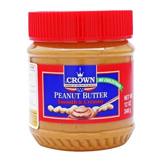 Bơ lạc (đậu phộng) Crown vị kem nhuyễn 340g date 10/2021