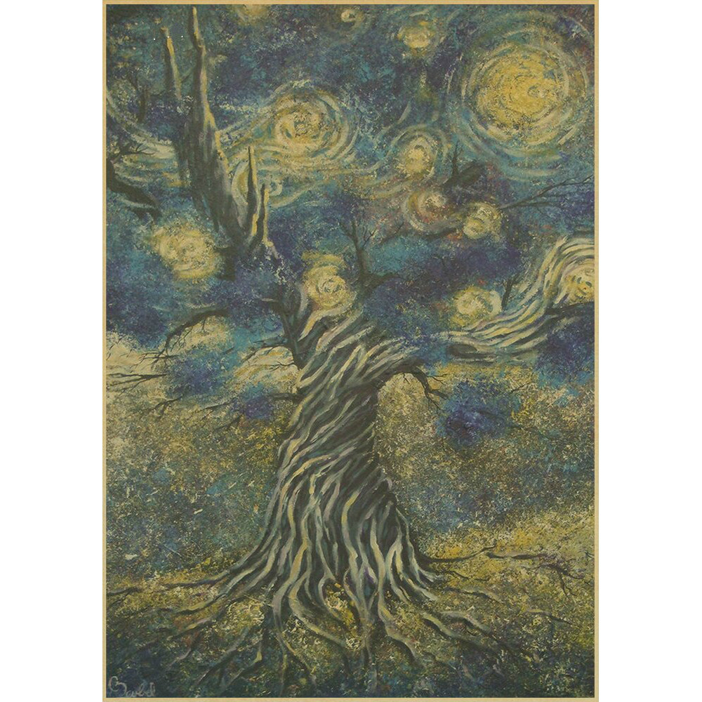 Bán chạy Poster tranh sơn dầu Van Gogh nổi tiếng / Áp phích người hâm mộ cộng đồng quê /bar | BigBuy360 - bigbuy360.vn
