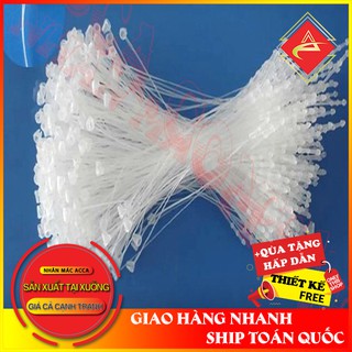1000 DÂY NHỰA TREO THẺ TAG_NHÃN MÁC ACCA_BỀN ĐẸP, HÀNG BÁN SẴN