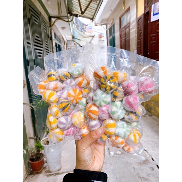 Set Viên Thả Lẩu Bánh Bao Nhím mix 6 vị Lacusina gói 500g