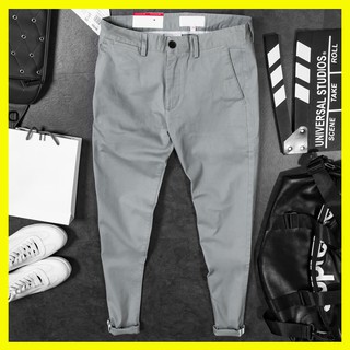 Quần kaki dài nam màu ghi chất kaki đẹp kiểu dáng phù hợp với nam nhiều lứa tuổi