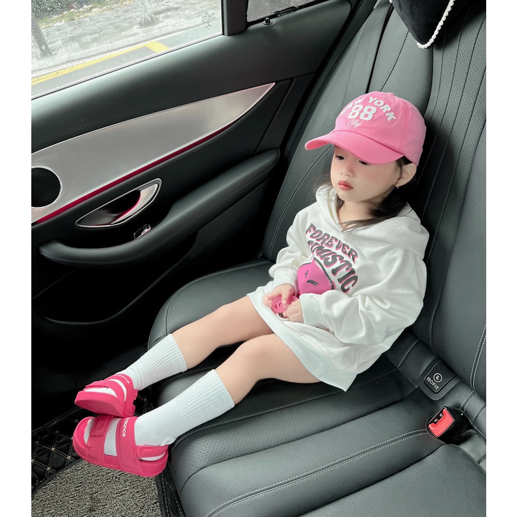 Áo hoodie xuất zarra pinky cho bé gái ,áo nỉ có mũ trẻ em unisex ,Kid_genZ
