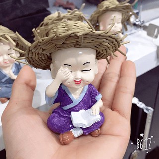 Bộ tượng tứ không đội mũ rơm (Loại Đẹp)