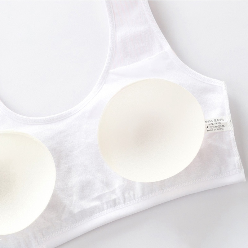 Áo lót vải cotton Thoáng Khí Dễ Thương 12-16 Tuổi Dành Cho Bé Gái