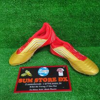 Giày Đá Banh TB Pro Avenger Iron man_ (Đã Khâu Mũi)_Giày Đá Bóng mẫu mới