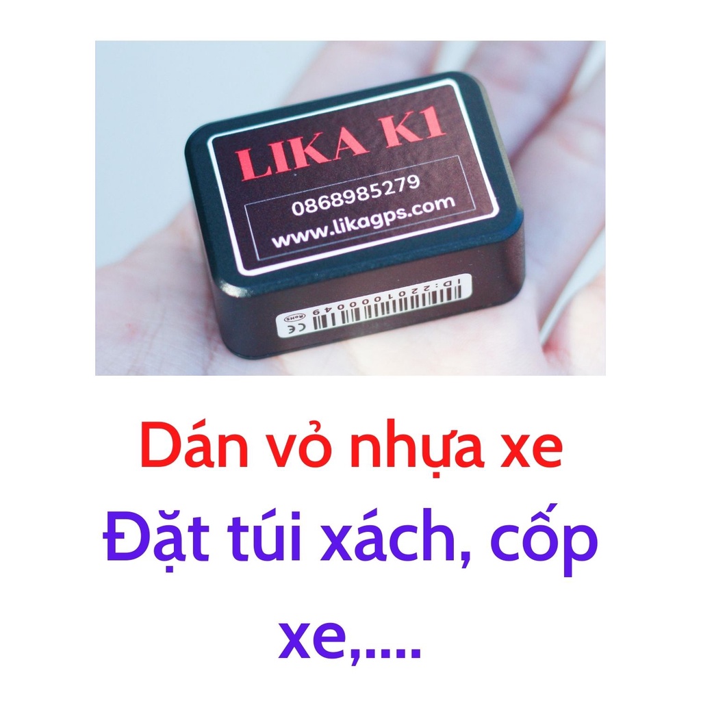 Định vị không dây LIKA K1 độ chính xác cao - Miễn phí phần mềm trọn đời - kích thước siêu nhỏ gọn