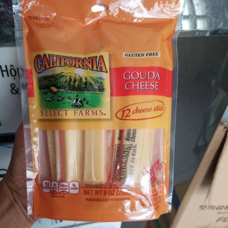 Phô mai que gouda hiệu California select farms 255gr