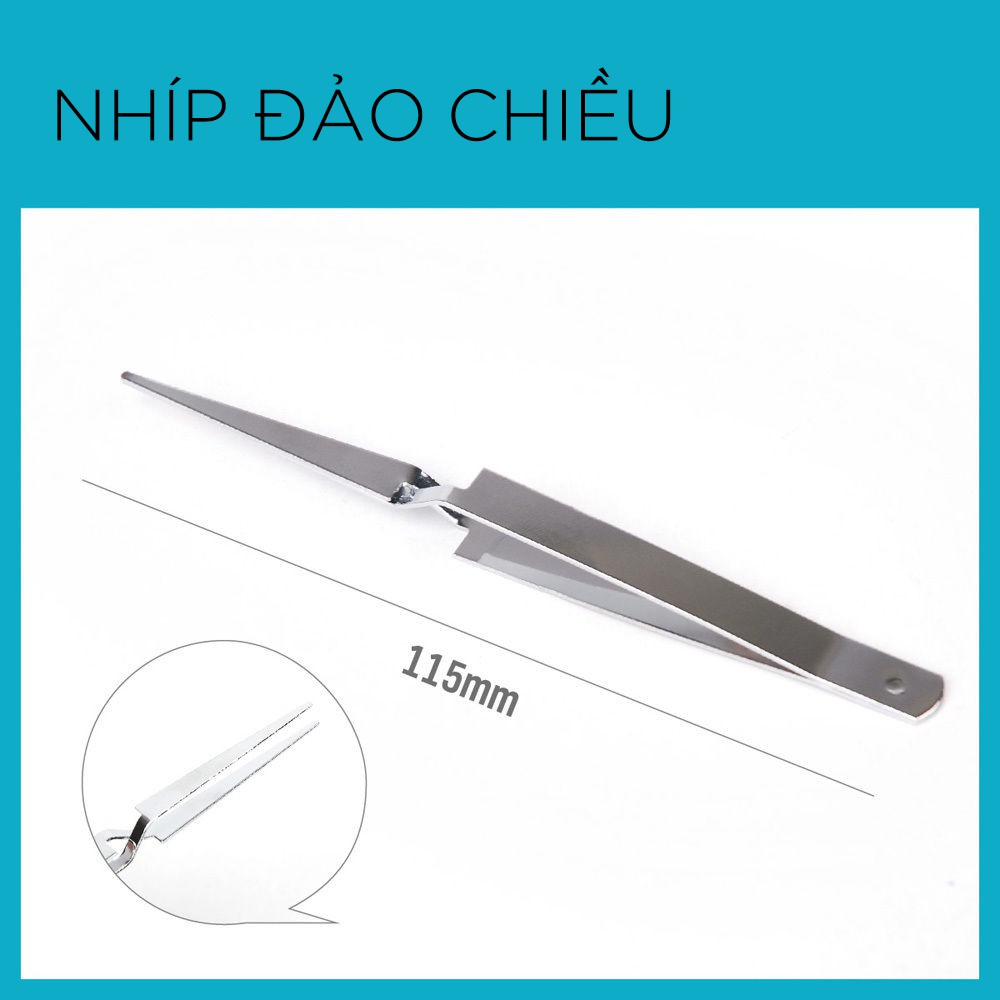 Bộ 7 nhíp gắp linh kiện điện tử (Bộ panh kẹp)