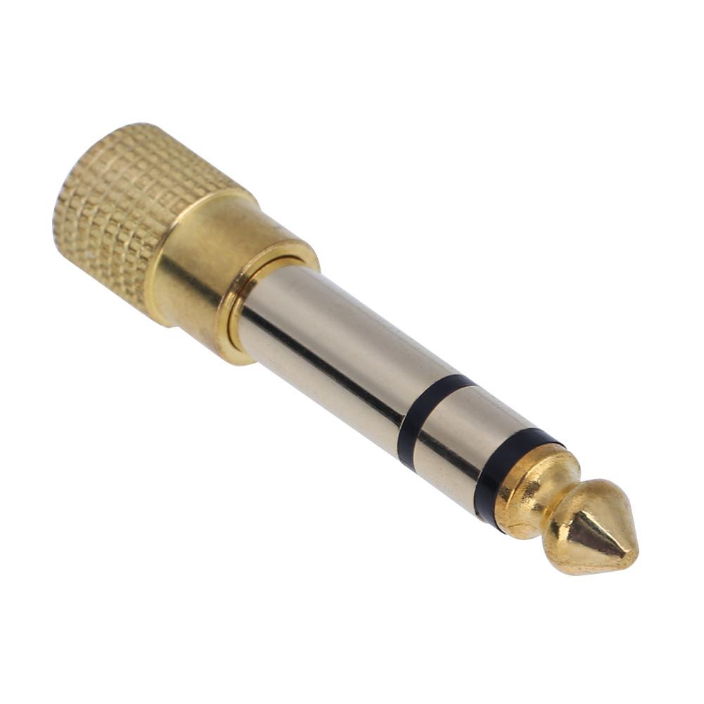 DECEBLE 3.5mm Female to 6.5mm Male Headphone to Stereo Microphone Jack Adapter Best