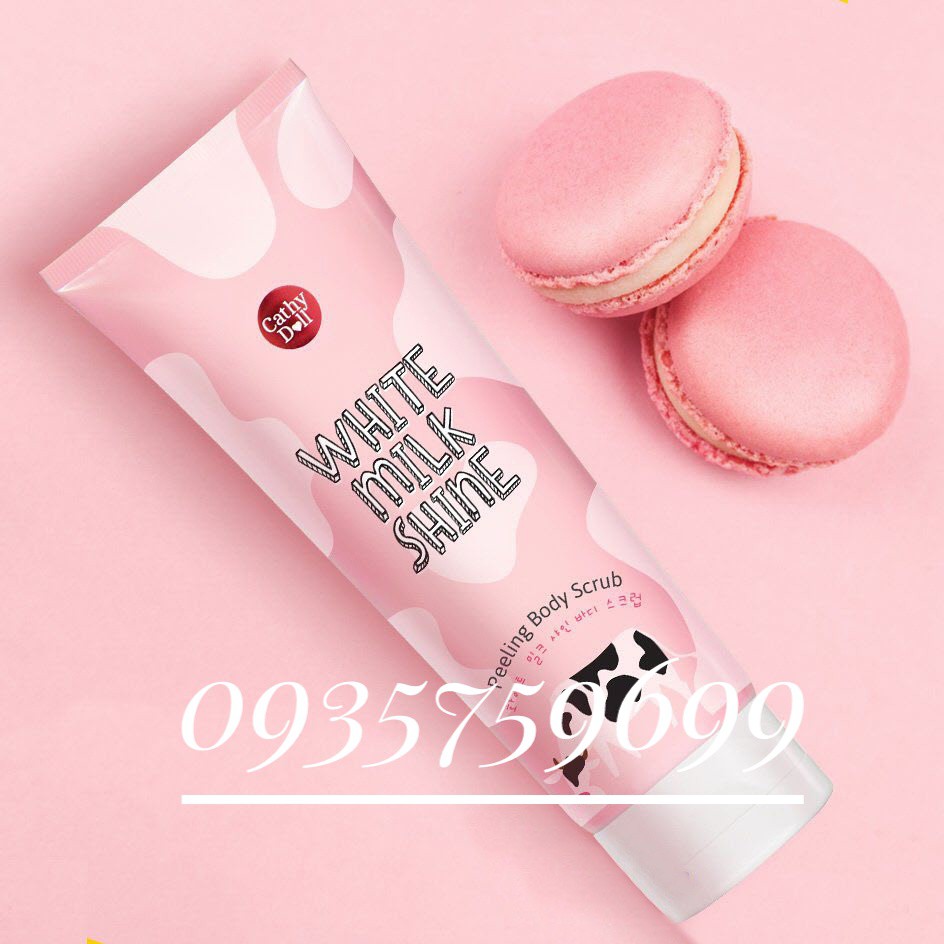 Tẩy tế bào chết Cathy Doll White Milk Shine Peeling Body Scrub[CHÍNH HÃNG] THÁI LAN