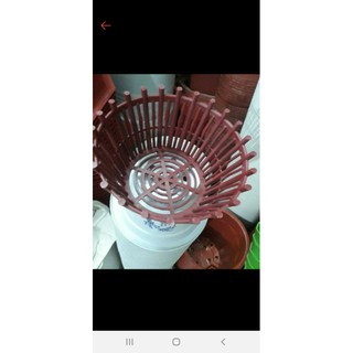 Chậu nhựa trồng lan rộng 20cm x12cm