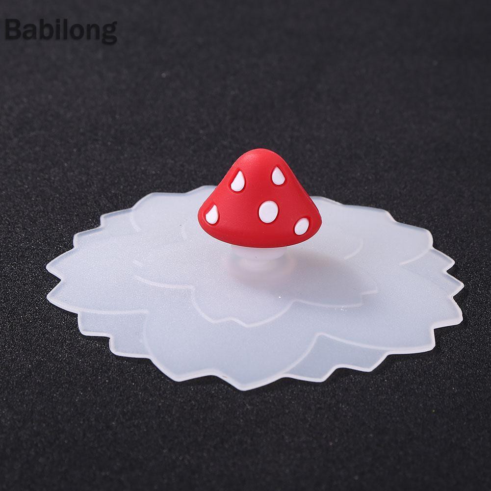 (Hàng Mới Về) Nắp Đậy Ly Uống Nước Bằng Silicone Trong Suốt Chịu Nhiệt Chống Bụi