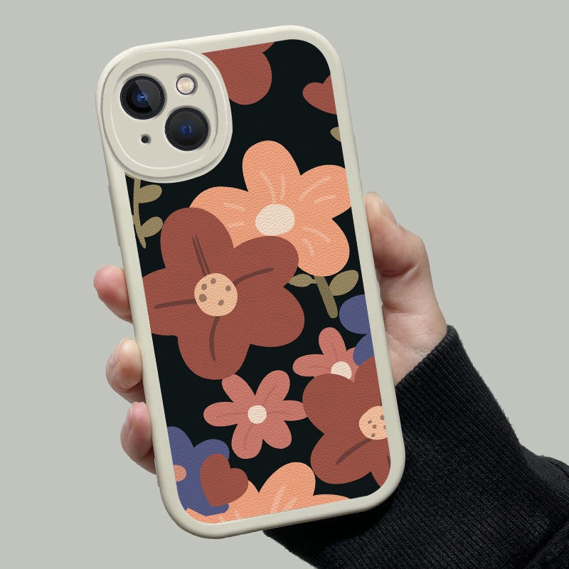 Thời trang Dòng hoa đơn giản chống va đập Vỏ điện thoại cho Vivo Y11 Y12 Y15 Y12i Y20s Y30 Y12S Y15S Y15A Y95 Y17 Y53 Y50 Y91 Y91CY75 v11i