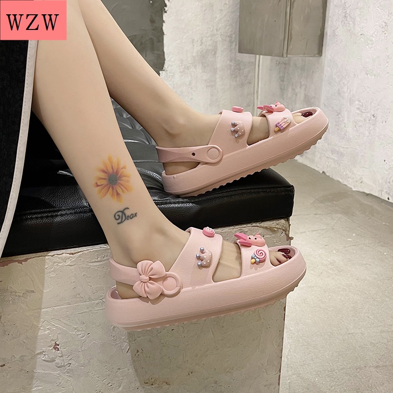 Giày Sandal EVA Dày Dặn Đế Dày Dặn Dễ Thương Thời Trang Mùa Hè Dành Cho Nữ