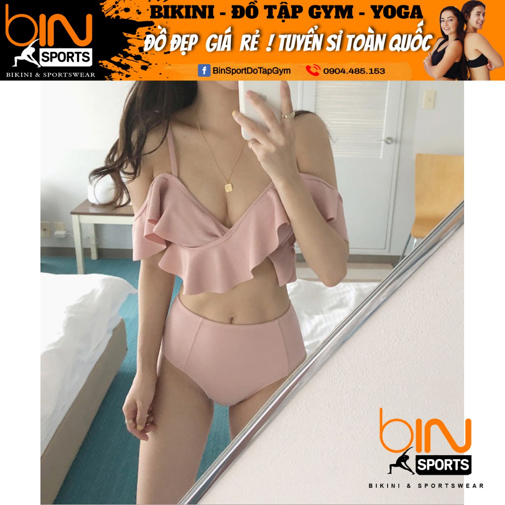 Bikini,Bộ Đồ Bơi Hai Mảnh Bèo Hồng, Hàng Nhập Đủ Size M L XL,BHN013 | WebRaoVat - webraovat.net.vn