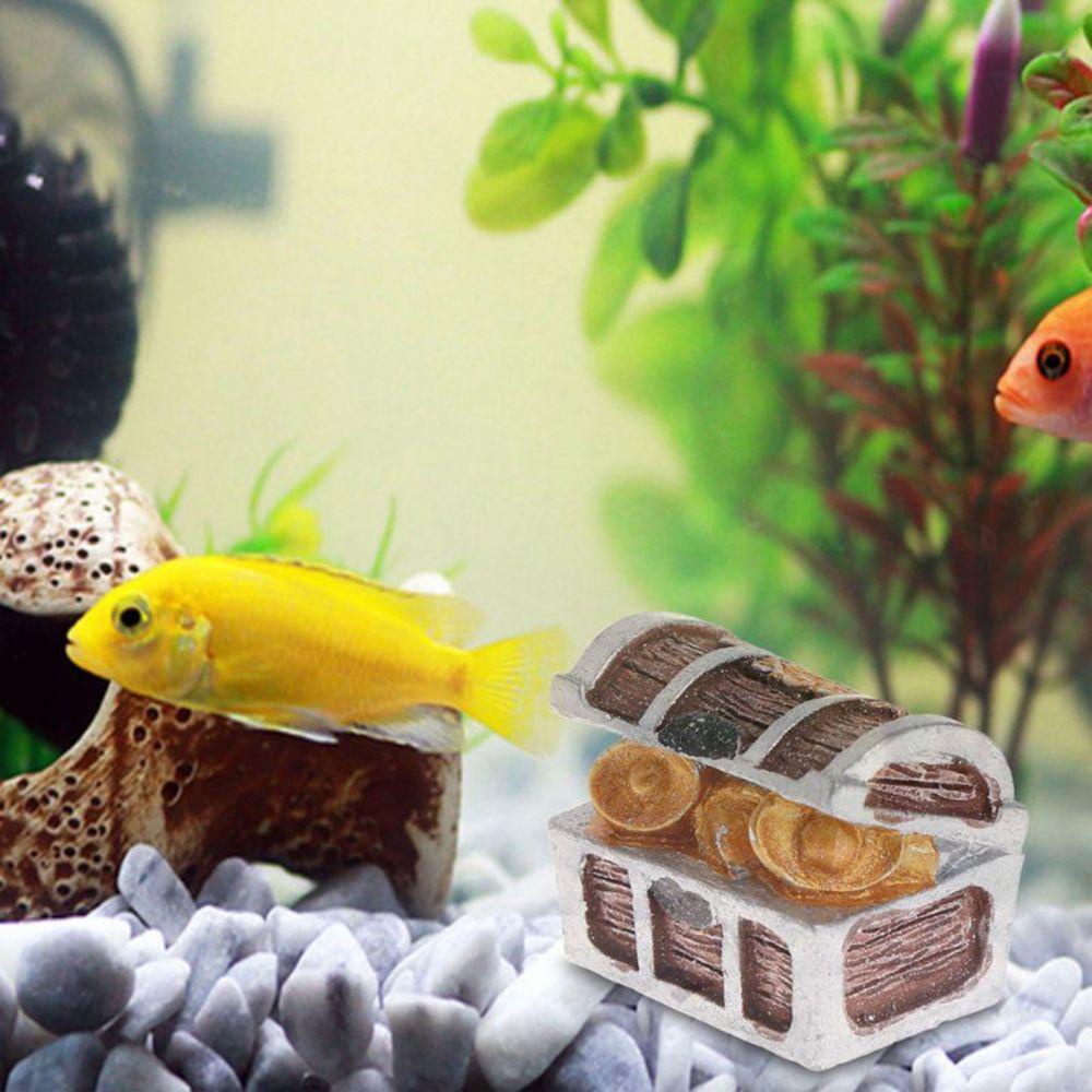 Hộp Kho Báu AUGUSTINA Thiết Kế Sáng Tạo Dùng Trang Trí|Đồng Xu Nhựa Trang Trí Bể Cá
