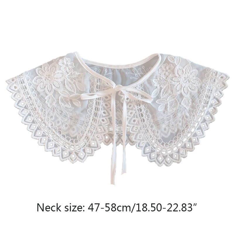 Cổ Áo Sơ Mi Giả Thêu Họa Tiết Thời Trang Mùa Hè Cho Nữ