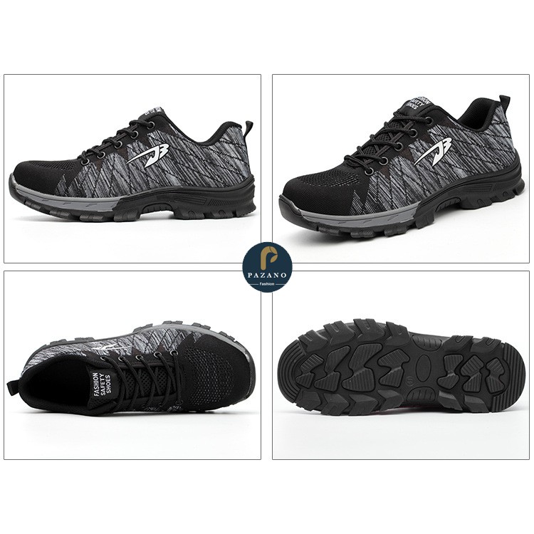 Giày Bảo Hộ Lao Động JB536 Cao Cấp, Mũi Thép, Đế Chống Đinh, Đế Đúc Nguyên Khối, Giày Bảo Hộ Nam [Có Video thực tế] | BigBuy360 - bigbuy360.vn
