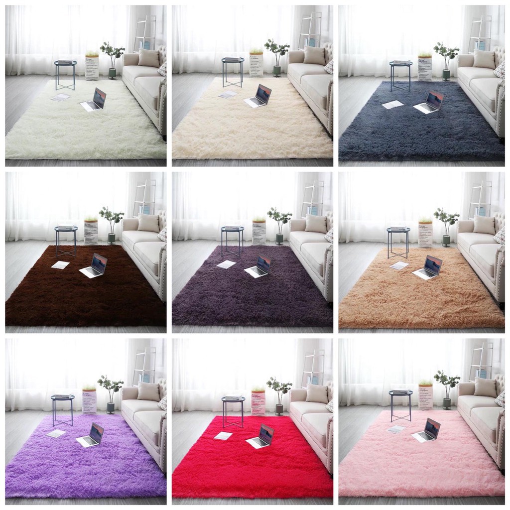 Thảm Lông Trải Sàn Trang Trí Kích Thước 1m6x2m
