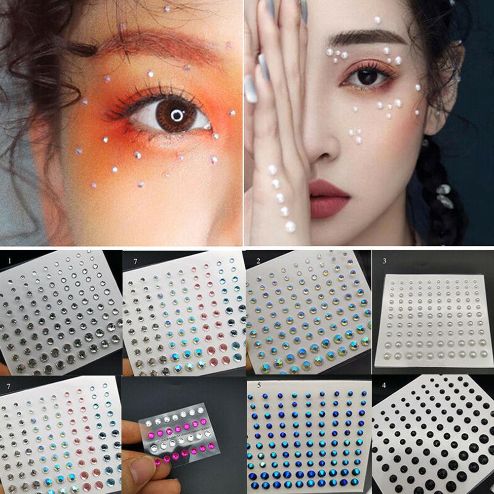[Hàng mới về] Nhãn dán đá bằng acrylic nhiều kích thước tiện dụng để trang điểm mắt / mặt | BigBuy360 - bigbuy360.vn