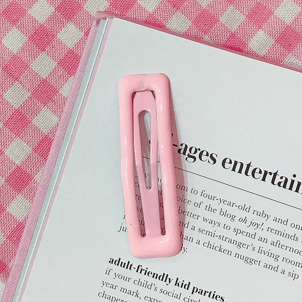 Kẹp Tóc Kim Loại Nhiều Màu Sắc Thời Trang Cho Nữ