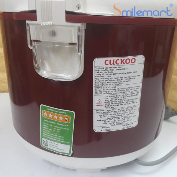 Nồi cơm điện Cuckoo CR-1713