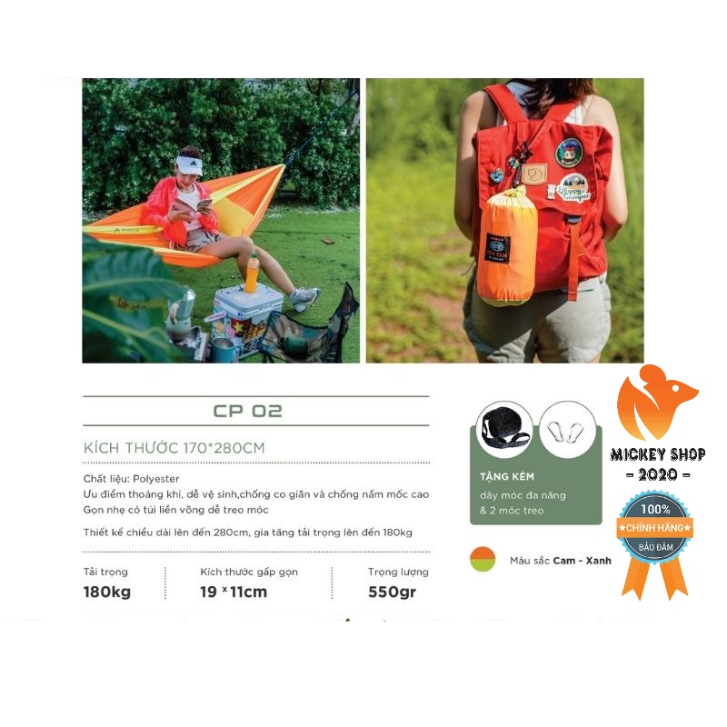 Võng dã ngoại siêu nhẹ KALA Hammock