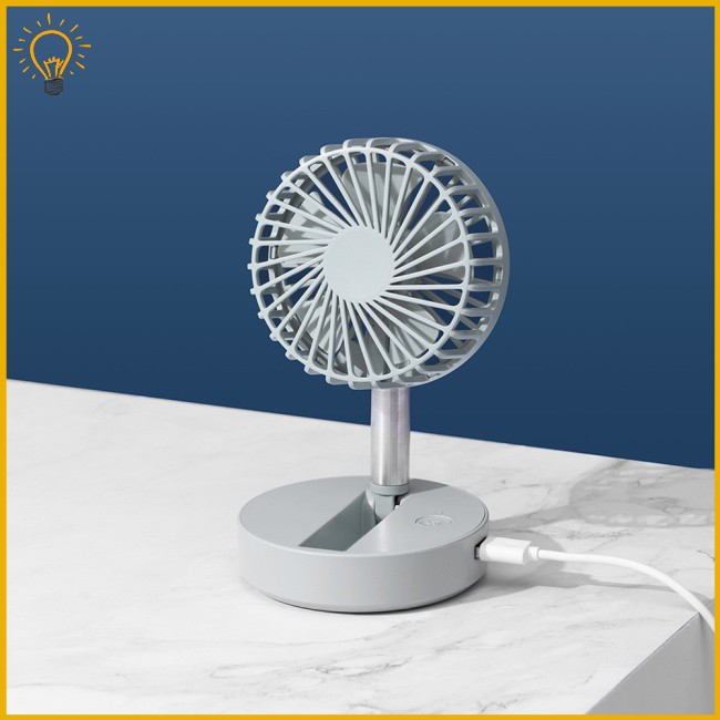 Folding Portable Silent Usb Electric Fan Office Dormitory Desktop Fan For Small Home