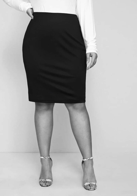 BIG SIZE- chân váy bút chì uzzang nhập dãn mạnh 65-100kg | BigBuy360 - bigbuy360.vn