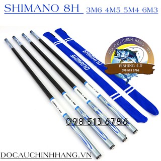 Cần câu tay shimano 8H đủ size 3m6 4m5 5m4 6m3